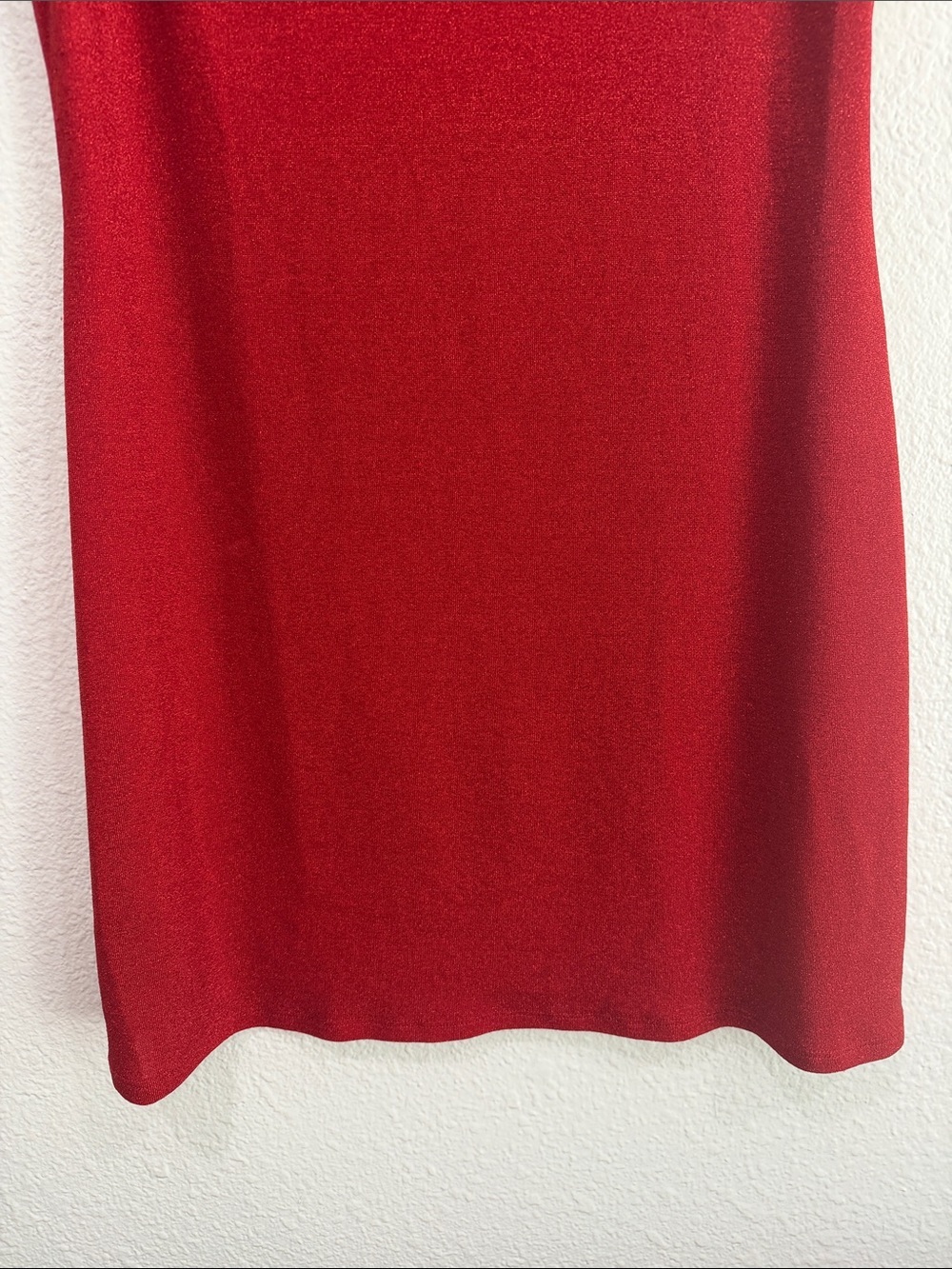 Reformation Nataly Knit Dress Red Sparkle Shimmer Mini Dress XL - Picture 5 of 7